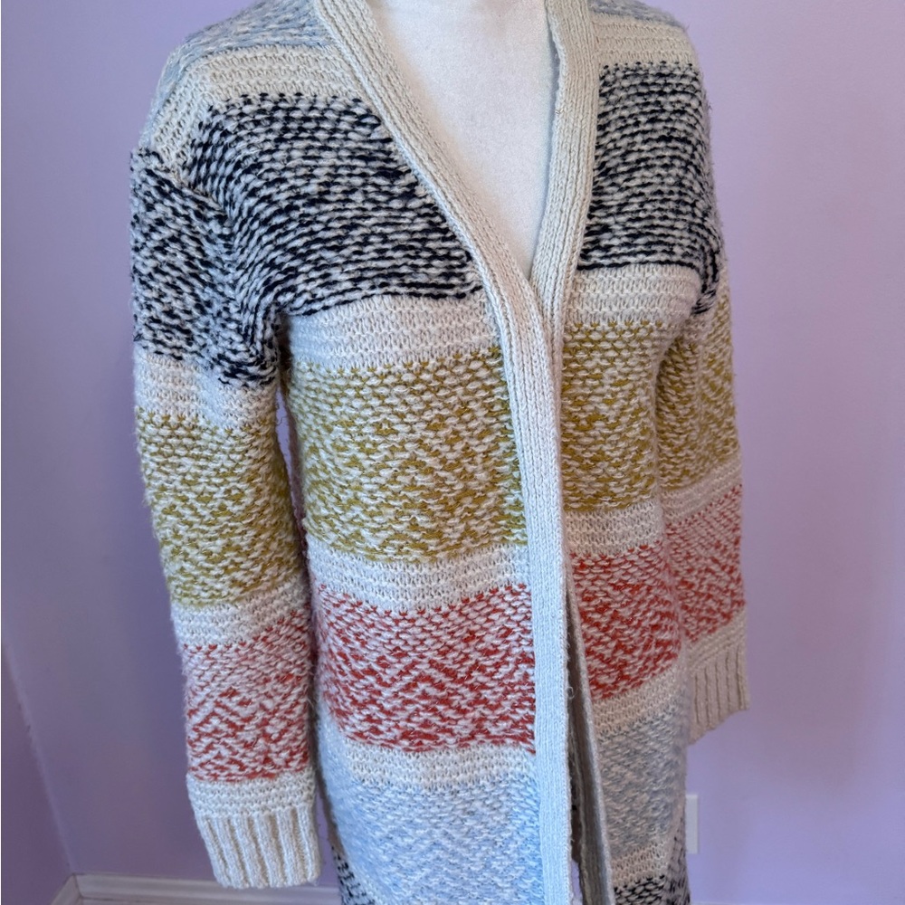 Universal Thread Multicolor Striped Cardigan - Picture 2 of 8